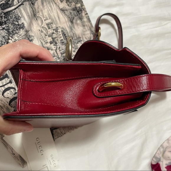 Gucci GG ring shoulder bag Red - Picture 5 of 9